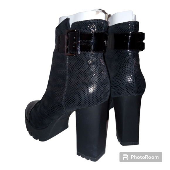 CavaLetto Nabuck Snake pattern Boots size 7-7.5 - Picture 5 of 9